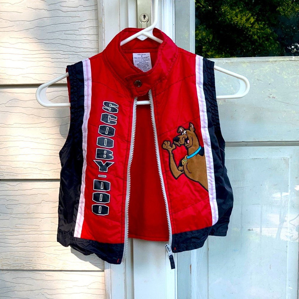Unbranded Scooby Doo Puffer Zip Up Vest